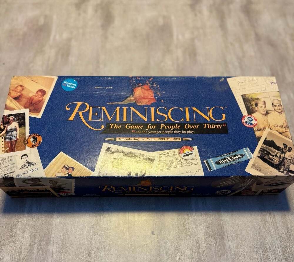 TDC Games Reminiscing: The Game for People Over Thirty Vintage Board Game (1993)